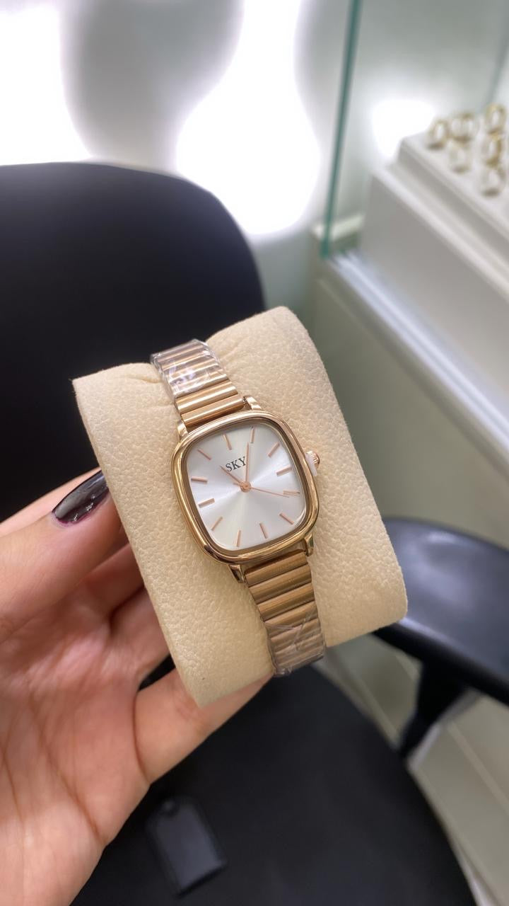 SKY Carré Luxe – Bracelet Rosé Élégant