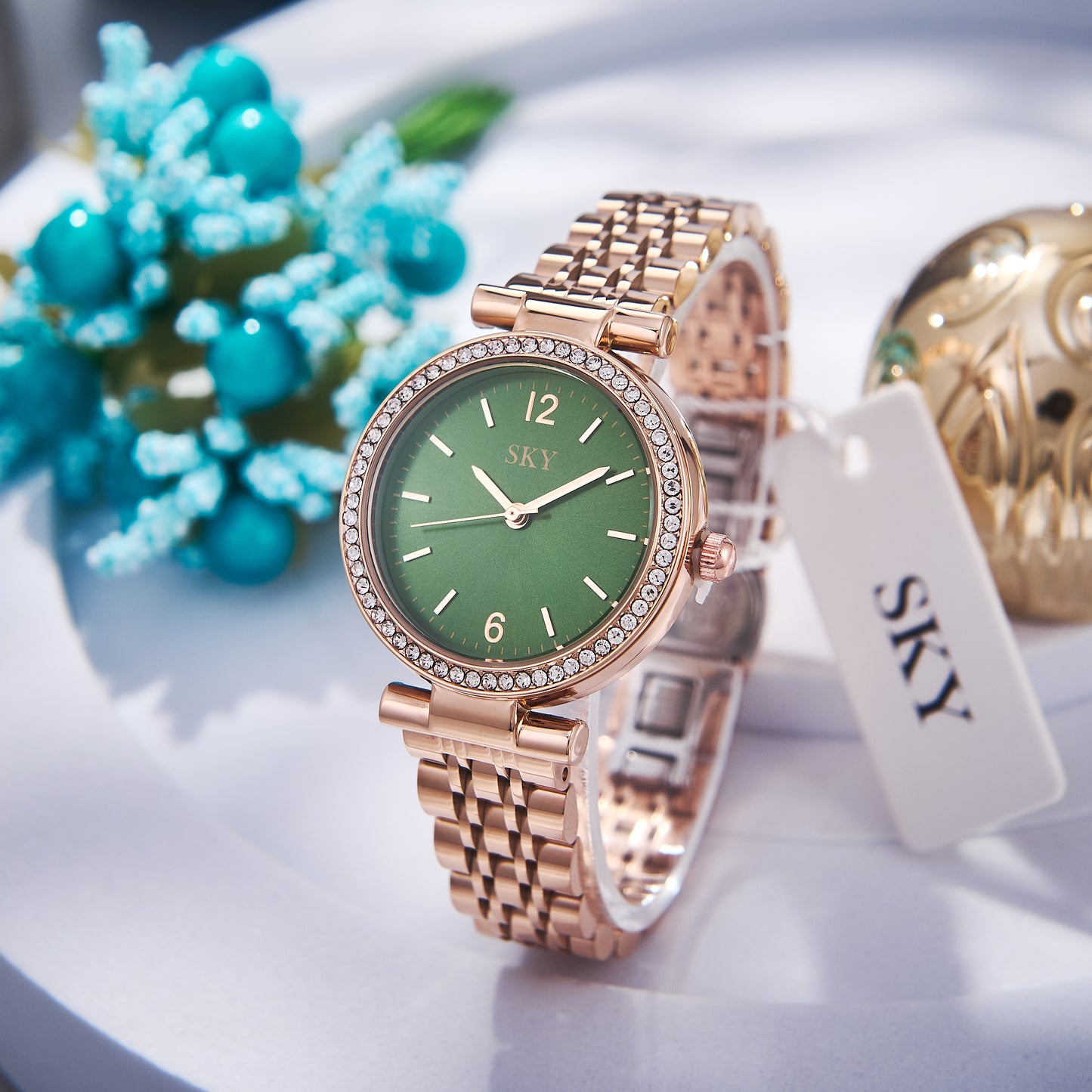 SKY Gold Émeraude – Chic & Haute Finition