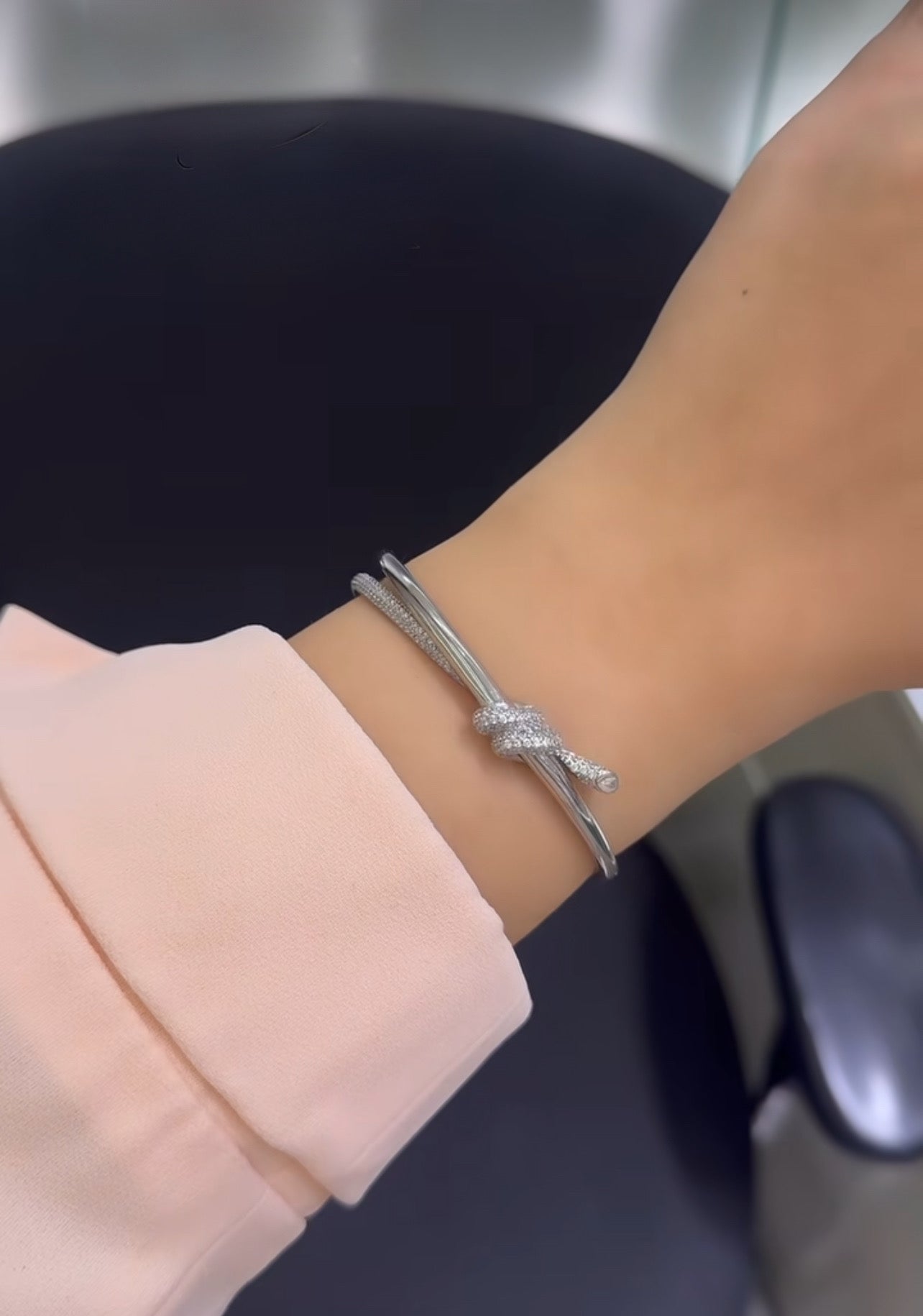 BRACELET Noeud ARGENTÉ