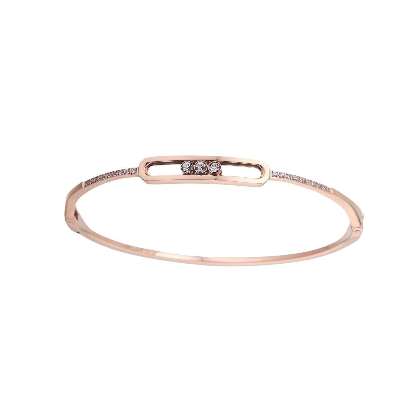 BRACELET ROSE GOLD EN ACIER INOXYDABLE
