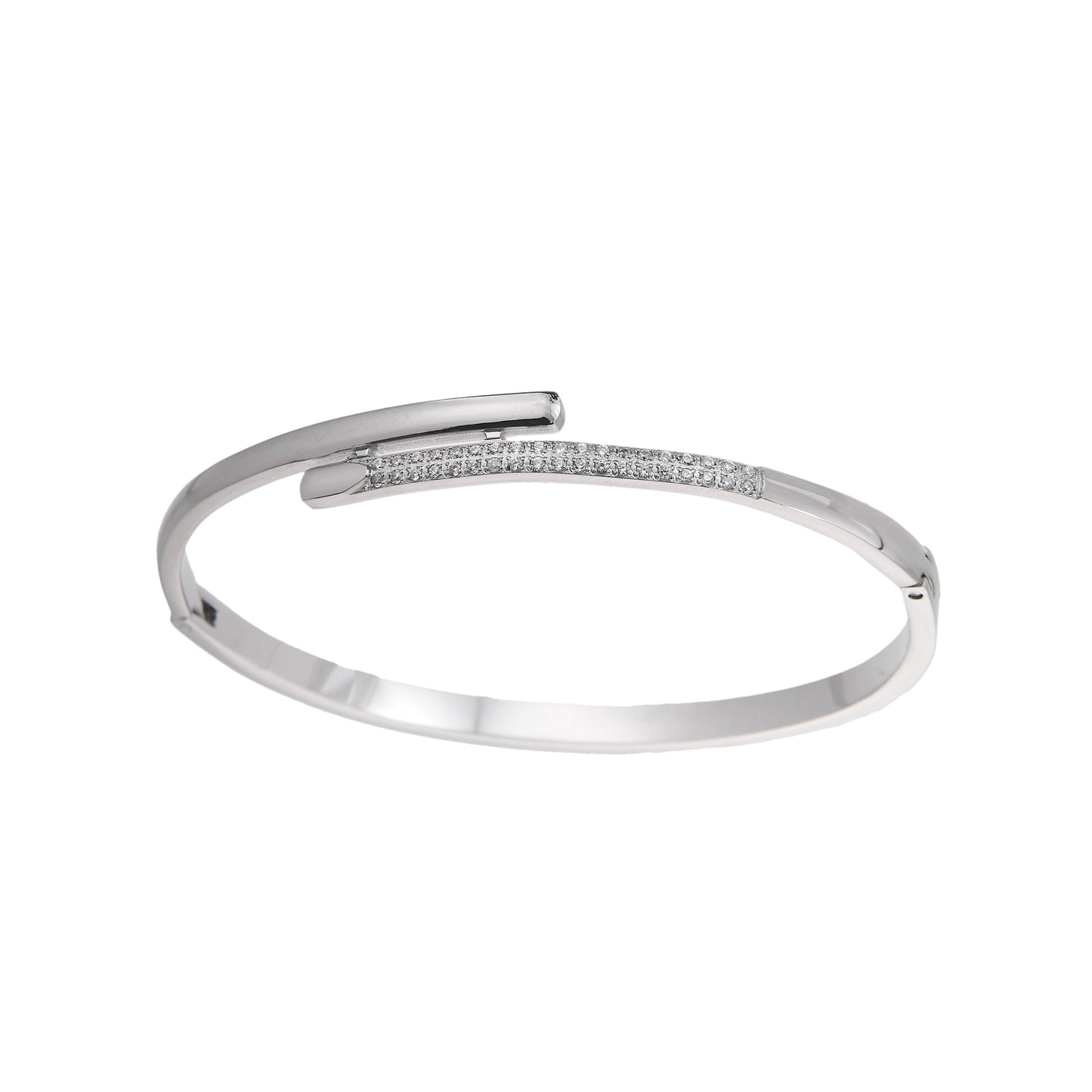 BRACELET ARGENTÉ EN ACIER INOXYDABLE