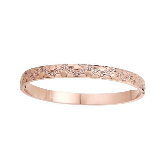 BRACELET ROSE GOLD EN ACIER INOXYDABLE