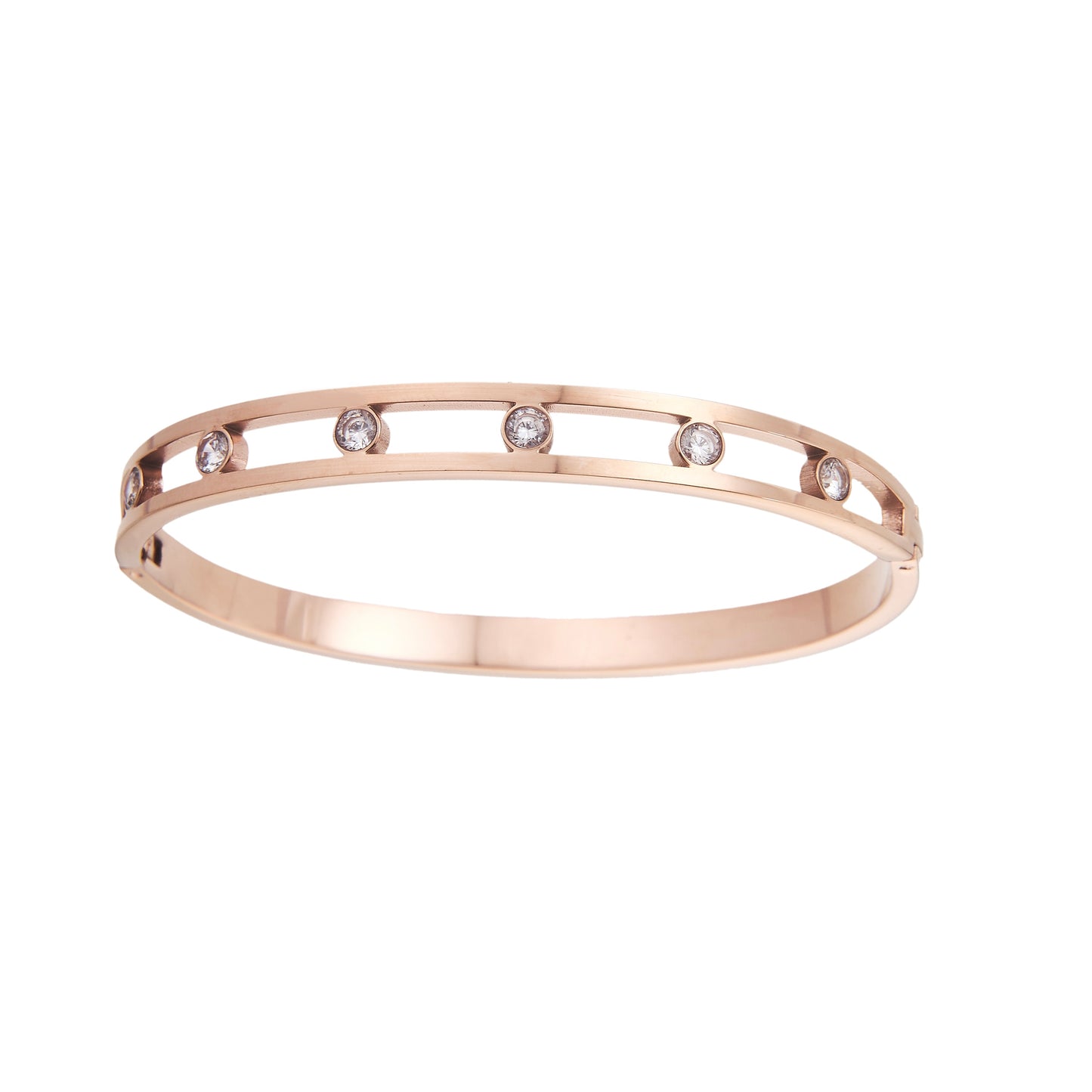 BRACELET ROSE GOLD EN ACIER INOXYDABLE