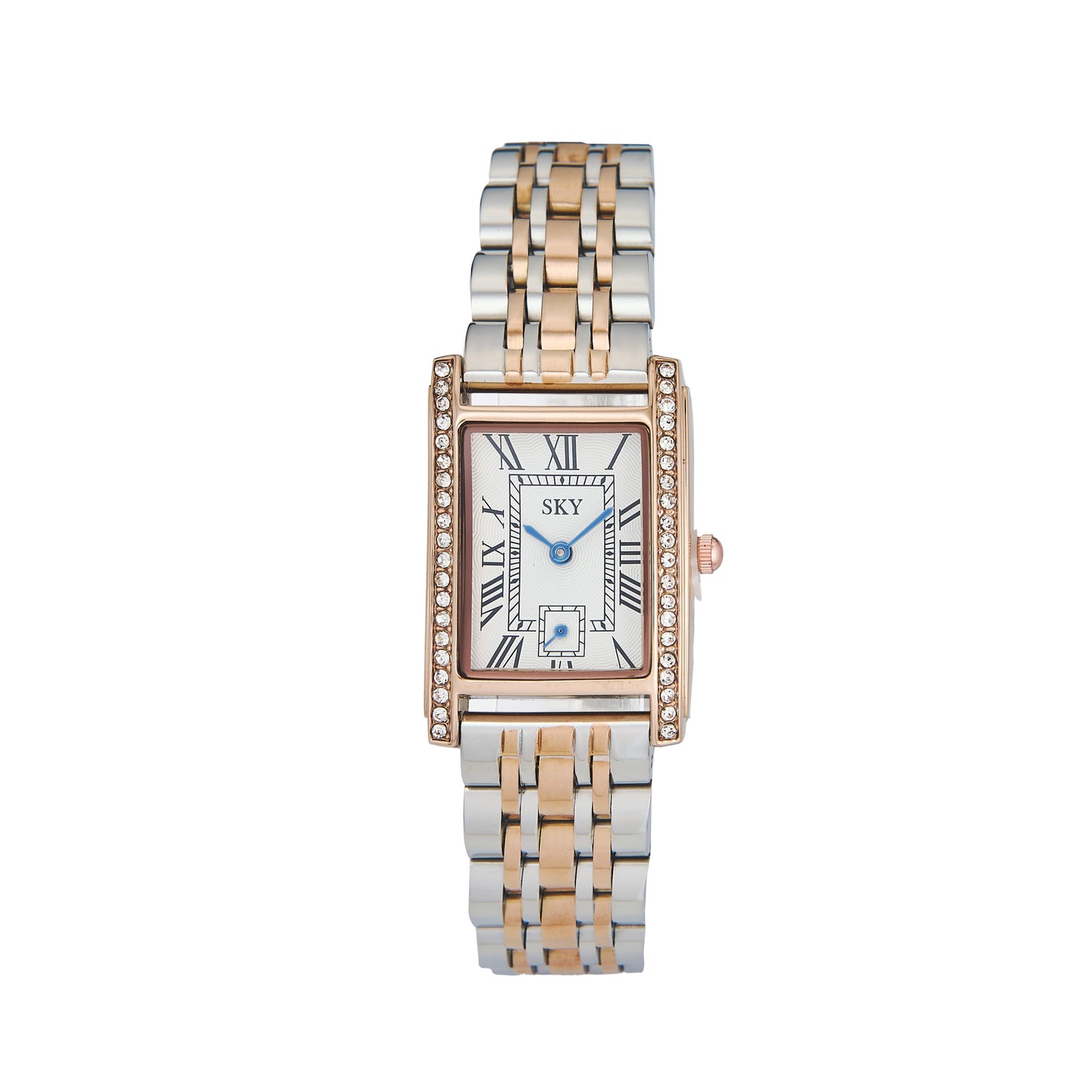 SKY Lady Royale – Bracelet Bicolore & Strass