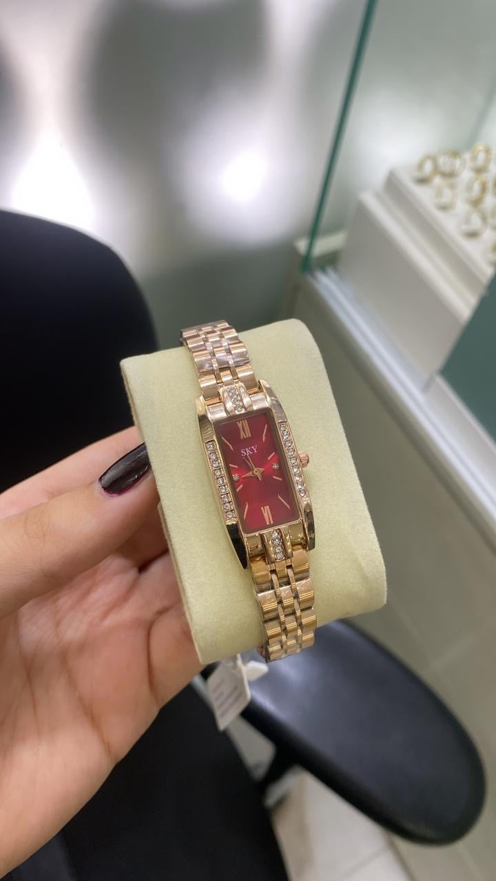 SKY Ruby Class – Montre Rectangulaire Premium