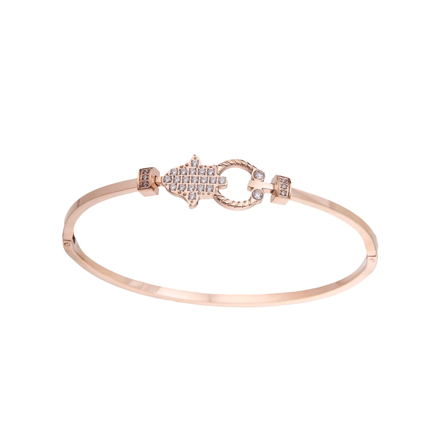 BRACELET ROSE GOLD EN ACIER INOXYDABLE