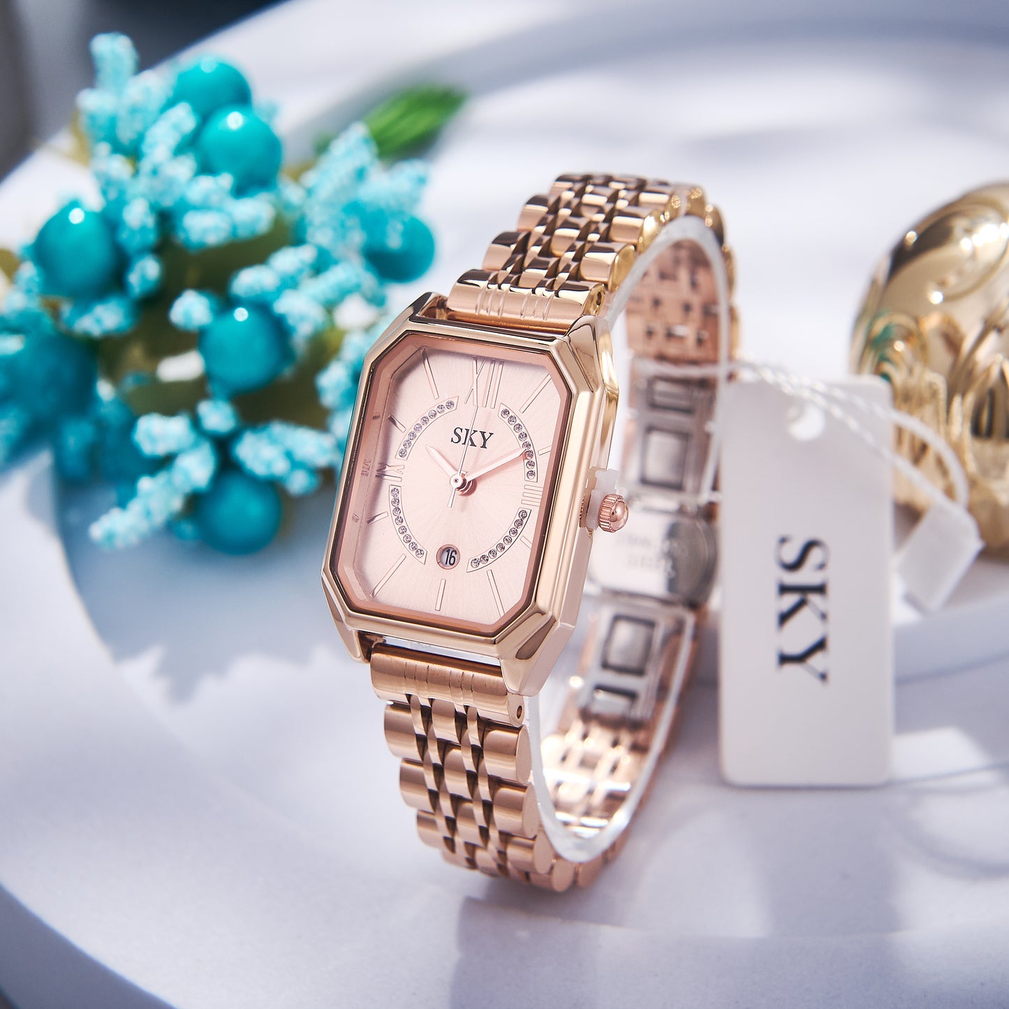 SKY Royale Champagne – Rectangle Or Rose Prestige