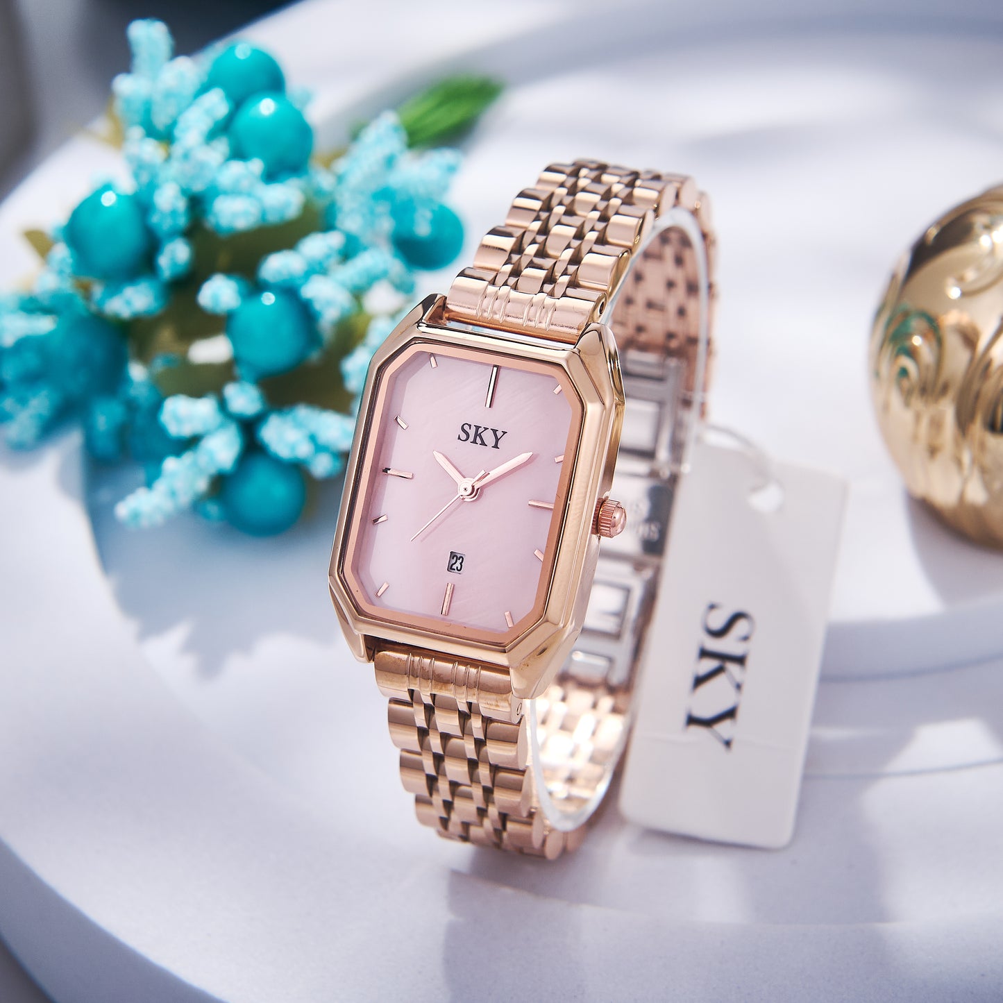 SKY Prestige – Cadran Rose Nacre & Rosé Gold