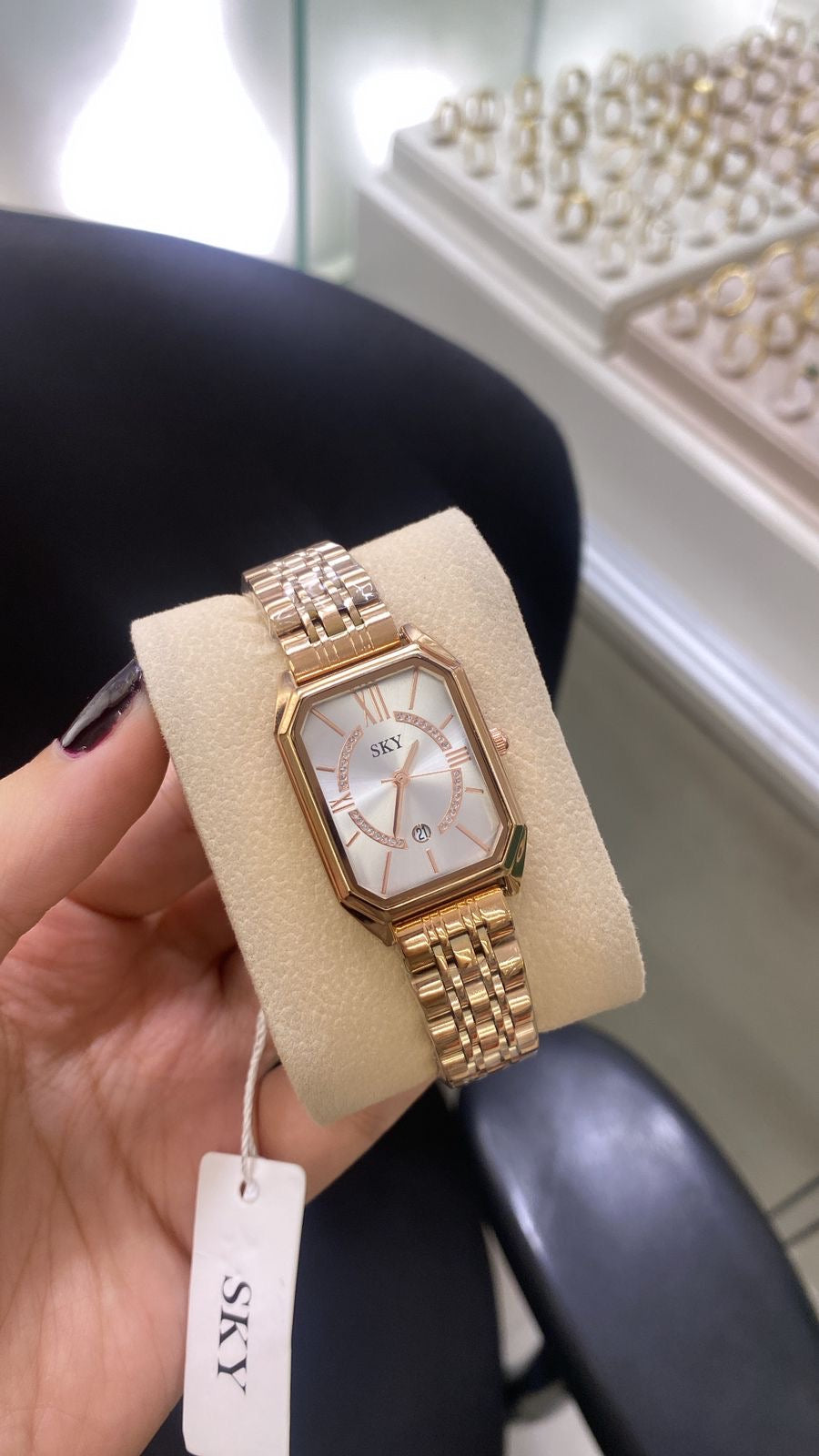 SKY Impériale – Montre Rectangle Luxe & Élégance