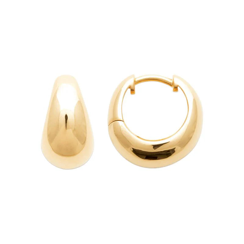 Petites Boucles d'oreilles créoles épaisses