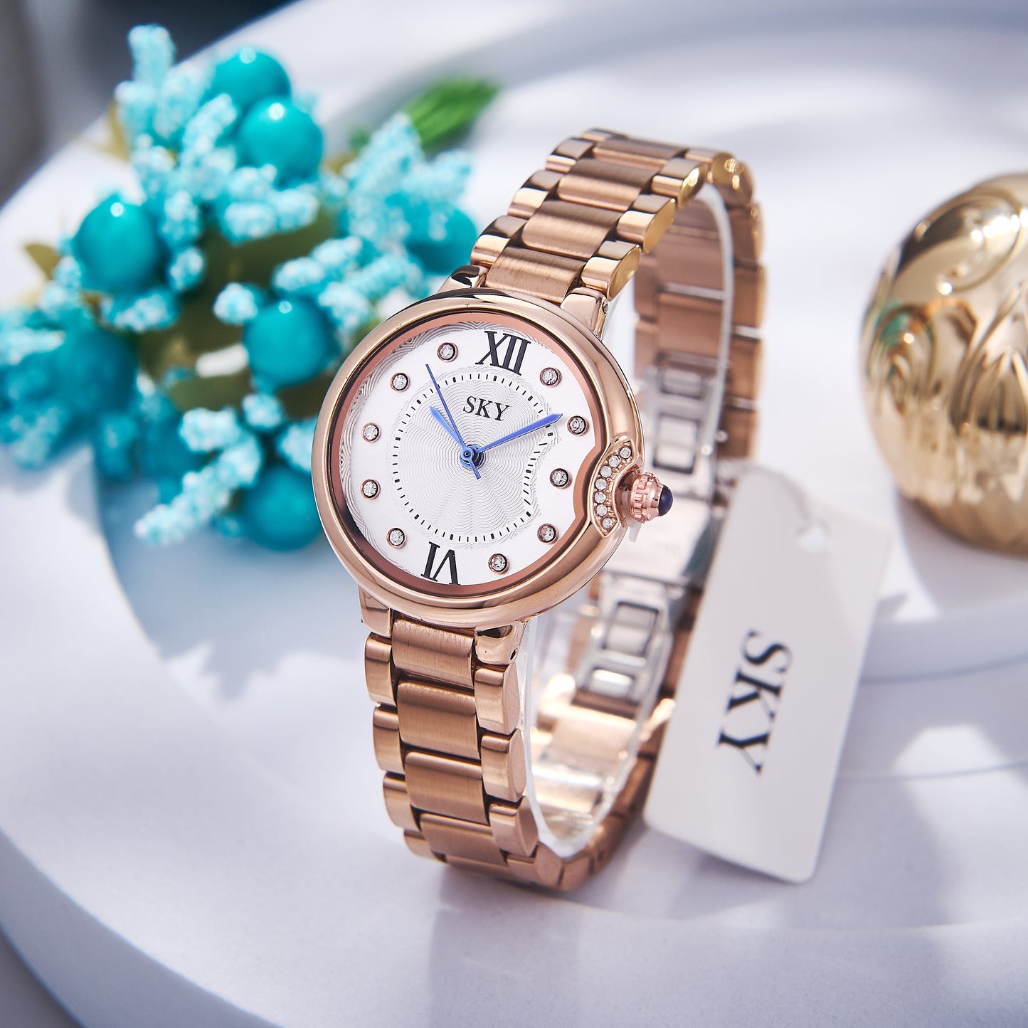 SKY Opale Gold – Montre Premium pour Femme