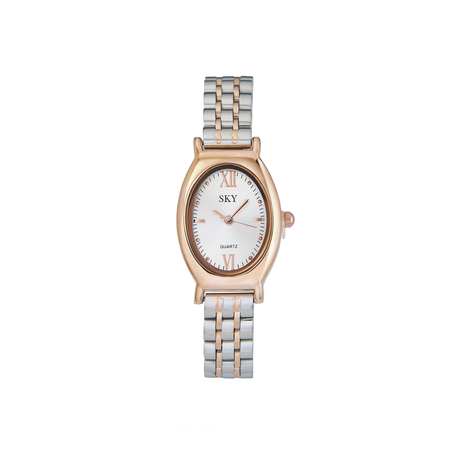 SKY Duo Chic – Montre Ovale Haut de Gamme